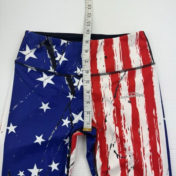 Coolomg American Flag Leggings Size Small Compression Fit USA Work Out Gym - Picture 8 of 10